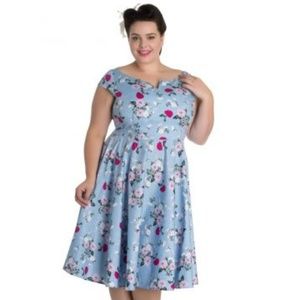 Hell Bunny Belinda 50's Dress - Plud Size XXL